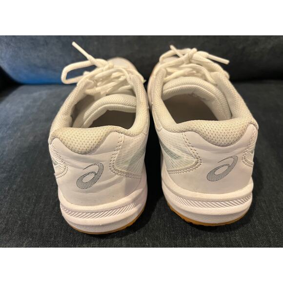 ASICS Upcourt 5 Women’s Indoor Court Shoes White/Silver US 8.5 EU 40 UK 6.5 - Picture 3 of 8